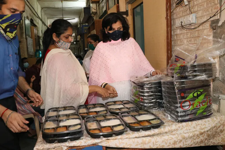 Cheque & Food Distribution at Byculla Office photo gallery cover