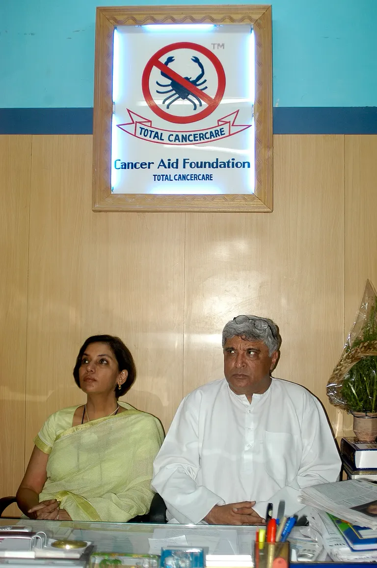 Javed Akhtar & Shabana Azmi visit CARF Office photo gallery cover