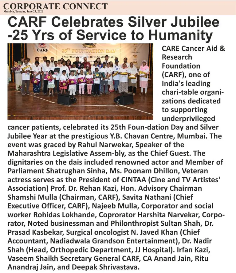 CARF media coverage