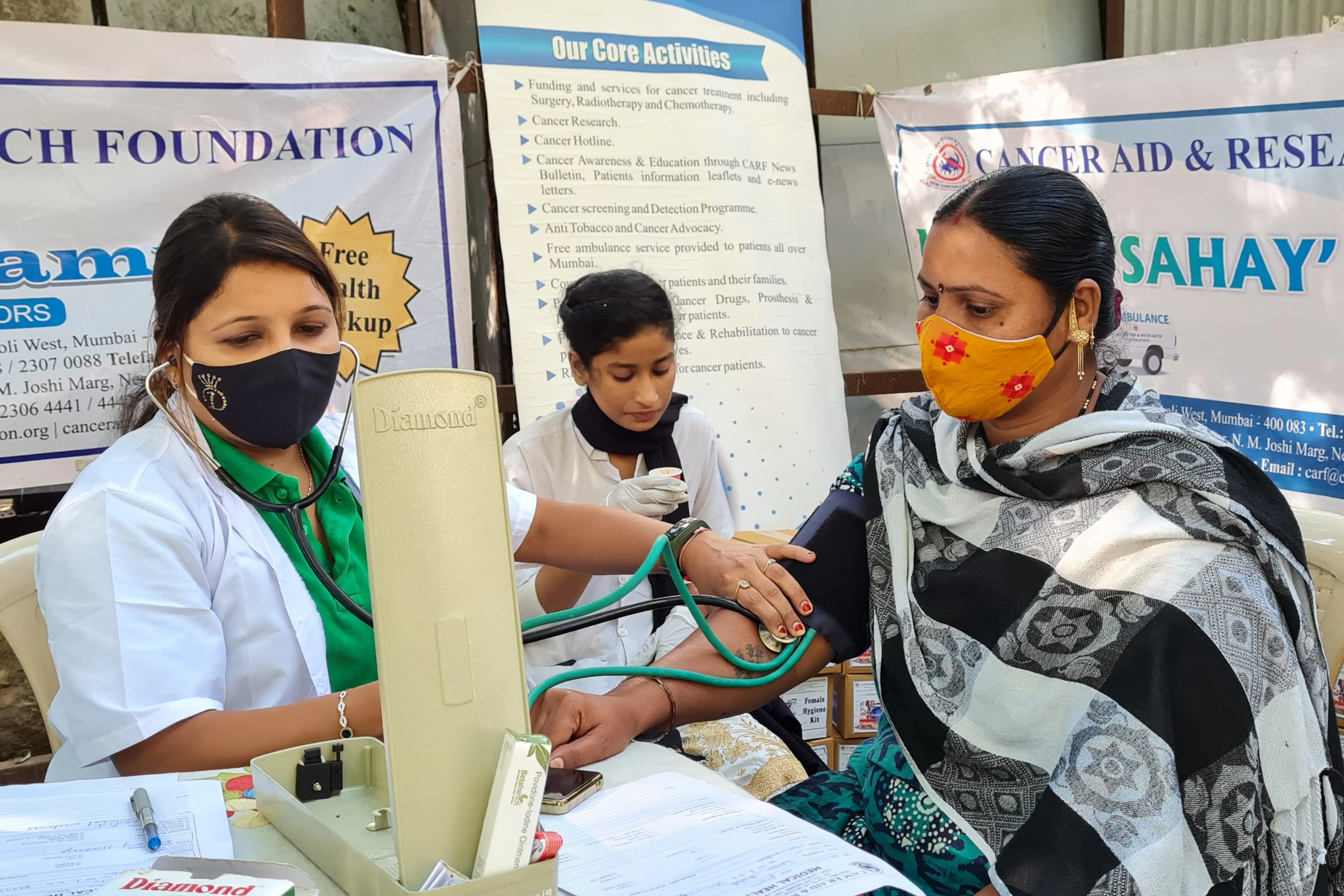 Mission Sahay medical camp held at Powai, Mumbai